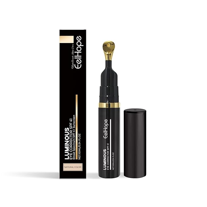 Dark Circle Concealer Cream – Lightweight, Hydrating Eye Concealer for Daily Use, Moisturizing, Brightening and Covering Under-Eye Circles (Natural)