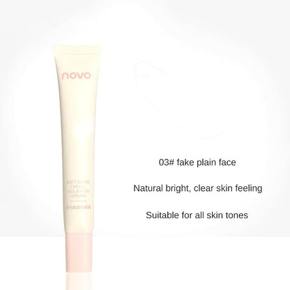 Novo Soft Glow Primer - Hydrating & Mattifying Makeup Base, Brightening, Oil Control, Flawless Skin, Lightweight, Nourishing Ingredients, All-in-One Primer for Smooth & Radiant Finish