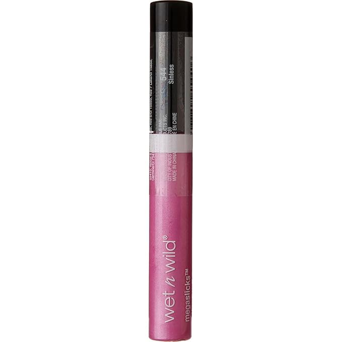 Wet n Wild MegaSlicks Lip Gloss - Sinless (Pack of 2)