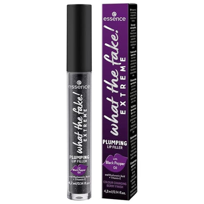 essence | What the Fake! Plumping Lip Filler | Chili Oil Extract Infused for Plump Lips | pH-Reactive Tint | Vegan, Cruelty Free & Gluten Free (03 | Oh My Chili)