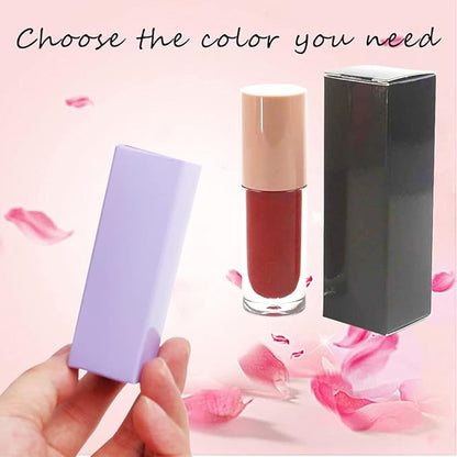 COSIDEA 50 PCS Empty purple Lip Gloss Boxes W28 xW28 xH89mm / W1.02xW1.02xH3.5 inch, Cosmetic Perfume/Mascara Box Packaging for Small Business Wholesale, small Kraft Paper Box Luxury Holder Wrapping