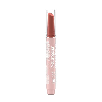 Neutrogena High Shine Glossy Lip with Maracuja Oil + Vitamins & Antioxidant Vitamin E, Nourishing Glossy Lip, Non-Retractable, Pigmented For Buildable Color, Rose Petal, 0.07 oz