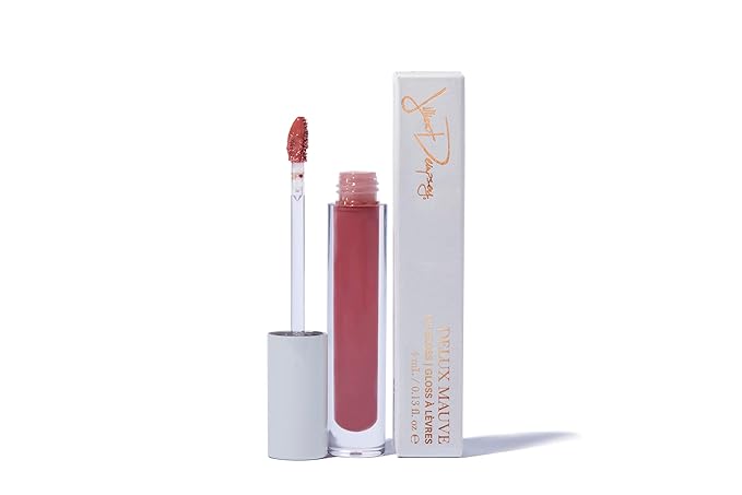 Jillian Dempsey Lip Gloss: Enhance, Hydrate & Smooth Lips with Firming & Plumping Benefits, Vegan, 12ml | Delux Mauve