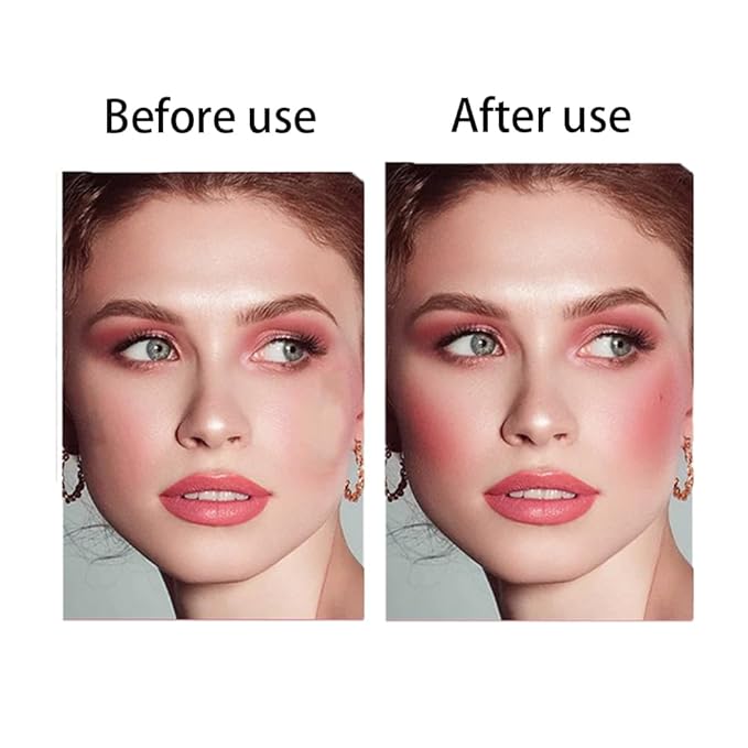 Cream Blush Stick, solid blush moisturizer stick, natural adjustable waterproof matte long-lasting smooth blush(02#)