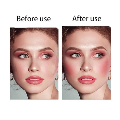 Cream Blush Stick, solid blush moisturizer stick, natural adjustable waterproof matte long-lasting smooth blush(02#)