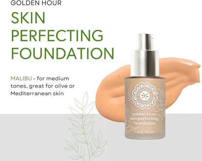 Honeybee Gardens Liquid & Powder Foundation Duo | Malibu