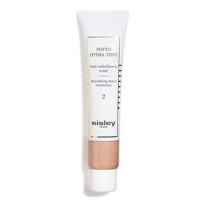 Sisley Paris Phyto-Hydra Teint, No. 2 Medium - 40 mL - Beautifying Tinted Moisturizer - Evens, Corrects & Illuminates - Glide-On, Light Texture for Glowy, Bare-Skin Finish