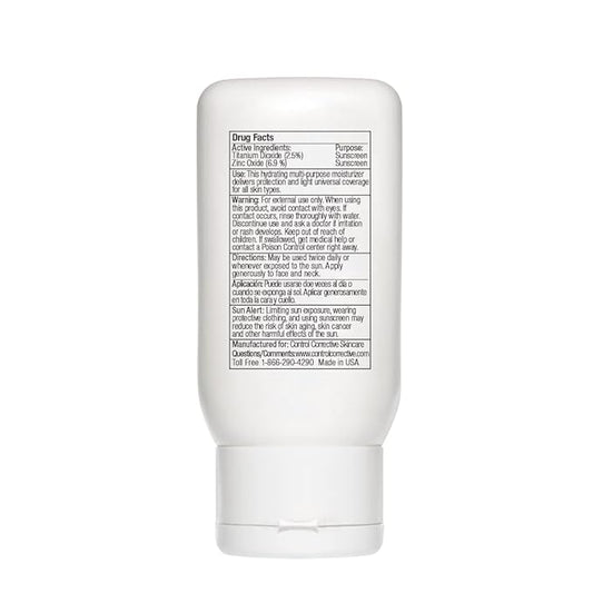 CONTROL CORRECTIVE Tinted Moisturizer With Spf 30, 2.5 Oz - Non-Greasy Hydration, Subtle, Healthy-Looking, Even Out Skin Tone, Moisturizes & Protects, Zinc, Titanium, Natural Sunscreen, Sheer Coverage