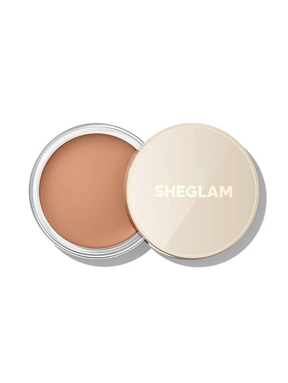 SHEGLAM Silk Haze Cream Bronzer Blendable Cream Makeup with a Lightweight Formula - Customizable Face Makeup for a Natural, Sun-Kissed Glow Long Lasting-Golden Sun