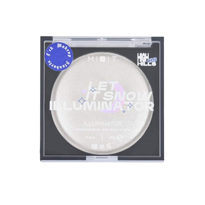 Face Shimmer Highlighter Natural Face Glow Highlighter Makeup Shiny White Powder Hypoallergenic Long-lasting Makeup Sweat-Proof and Waterproof 2.7 oz E9503-01