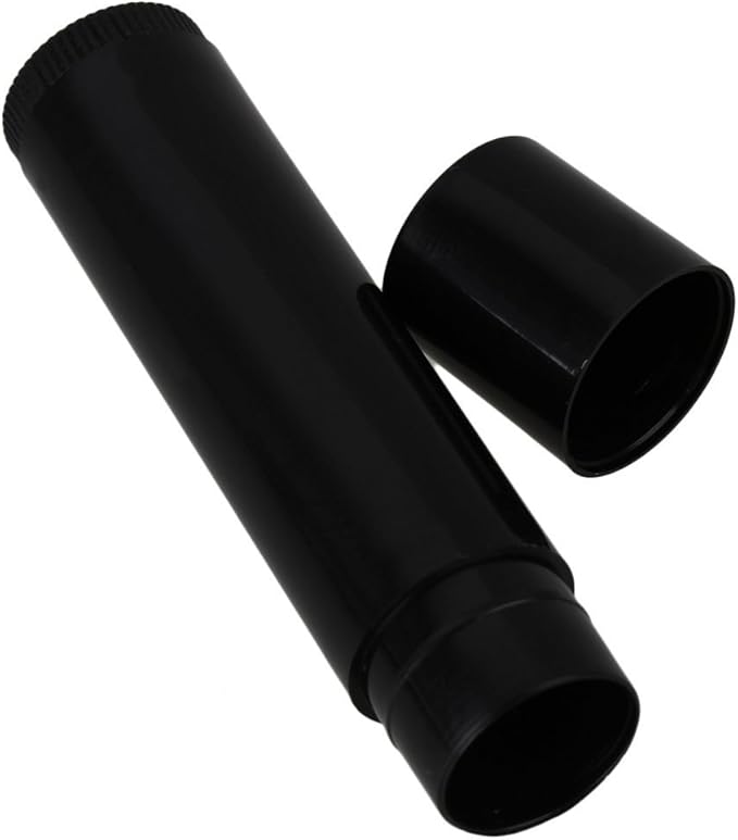 25Pcs 5G 5ML Empty Plastic Lip Balm Tubes Containers Lip Gloss Storage Container (Black)