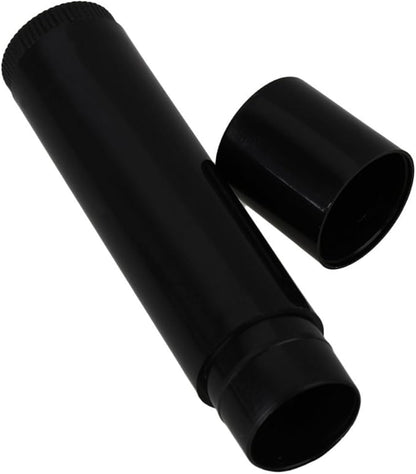 25Pcs 5G 5ML Empty Plastic Lip Balm Tubes Containers Lip Gloss Storage Container (Black)