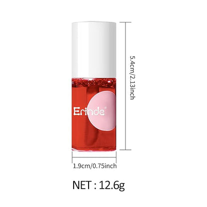 Erinde Water Lip Tint Stain, Mini Liquid Lipstick, Long Lasting Waterproof Lip & Cheek Stain, Non-Stick Cup Korean Lip Gloss, Lightweight, Transfer-Proof, Matte Finish Travel Size Lip Makeup