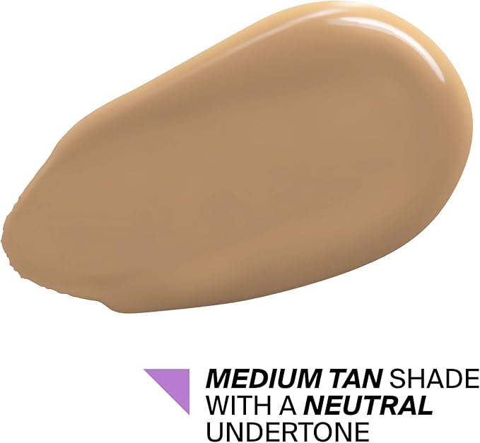 Absolute Cover Foundation #7 | Liquid Medium Coverage Foundation with Natural FInish | Oil-Free Face Makeup | Medium Tan Shade with Neutral Undertone | 1oz/30ml