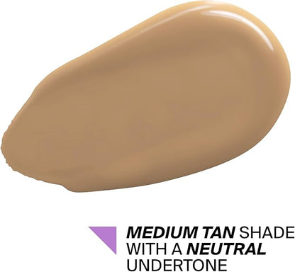 Absolute Cover Foundation #7 | Liquid Medium Coverage Foundation with Natural FInish | Oil-Free Face Makeup | Medium Tan Shade with Neutral Undertone | 1oz/30ml