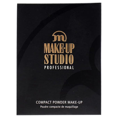 Make-Up Studio Professional Make-Up Compact Powder Foundation 3-In-1 - Compact Fixing Powder - Handy To Travel With - Long Lasting Foundation - Sunrise - 0.35 Oz
