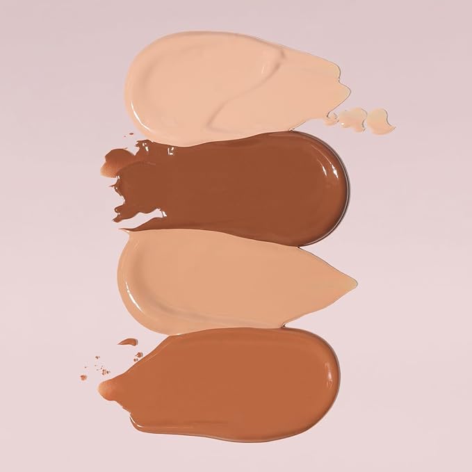 Wander Beauty Nude Illusion Liquid Foundation - Rich - Medium to Full Coverage Foundation - Natural Makeup with Vitamin E & Macadamia - Nude Skin Finish Blurs & Conceals - Travel-Friendly - 1.01 fl oz