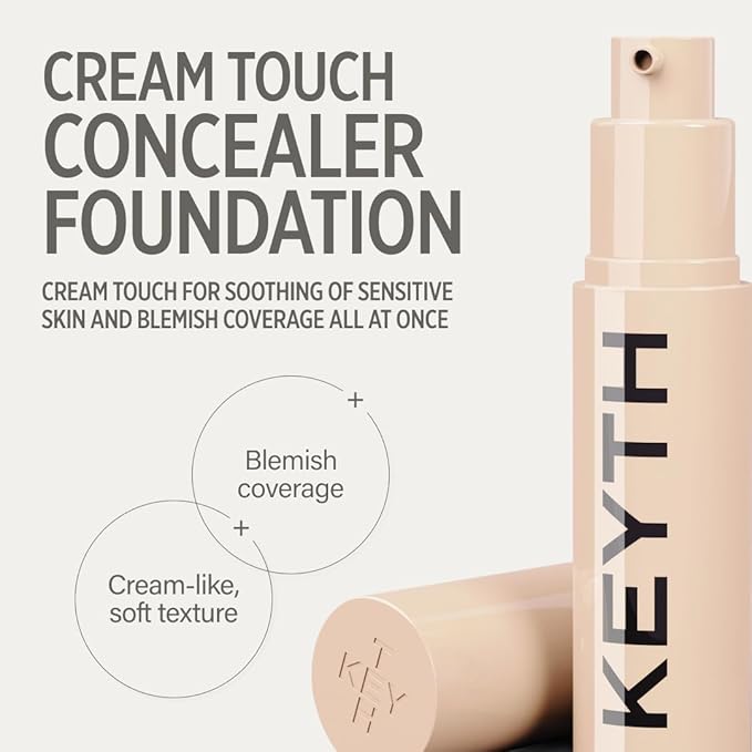 CREAM TOUCH CONCEALER #02 (15ML, 0.50 FL.OZ.) / Imperfections Coverage, Lightweight, Skin-comforting, Dreamy Skin, Mild Formula, Triple CICA