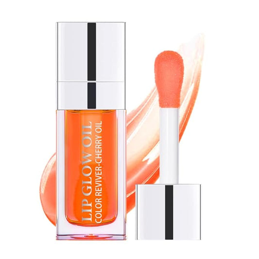 Lip Glow Oil, Coral: Hydrating, Moisturizing Lip Gloss