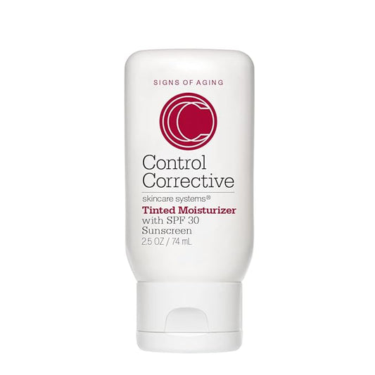CONTROL CORRECTIVE Tinted Moisturizer with SPF30 & Lactic-C Firming Cream, Anti Aging, Brighten & Smooth