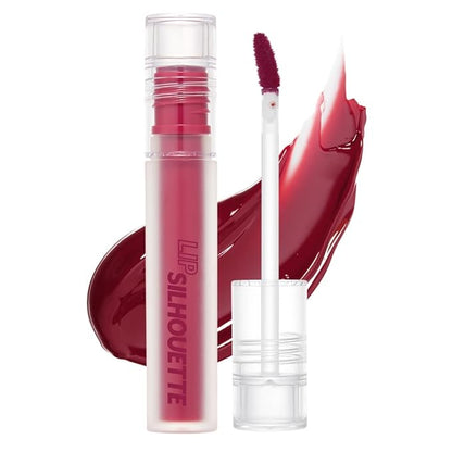 I'M MEME Gloss Tint - Lip Silhouette 07 Chic Burgundy | Highly Pigmented, Long Lasting, Hydrating & Moisturizing, Light-weight, Glossy Finish, Buildable, Nourishing, 4ml