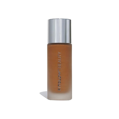 Fitglow Beauty - Natural Foundation+ Photo-Filtering Foundation | Vegan, Woman-Owned Clean Beauty (F6.7 - Rich Warm, Golden Undertones)