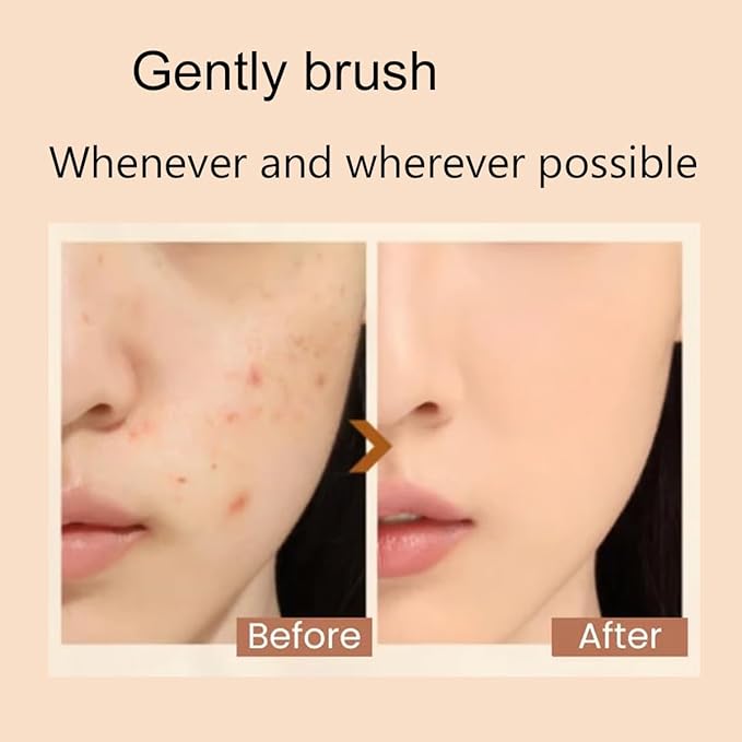 Makeup,2 In 1 Foundation Stick,Color Changing Foundation,Boosted Skin Tint,Bottom With Brush(Natural color,1Pcs)