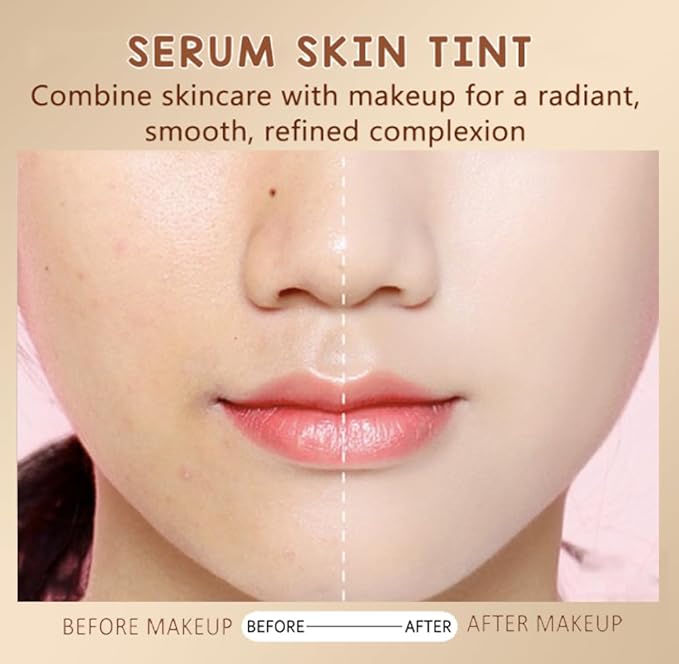 2 Pcs Foundation Stick Beauty Balm Serum Boosted Skin Tint, 2025 New Makeup Tint, Portabl Moisturizing Essence Contour Stick Foundation Beauty Balm (#01)