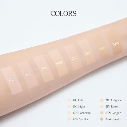 CLIO KILL COVER SKIN FIXER CUSHION (Advanced Version) (21C LINGERIE, [Refill Included])