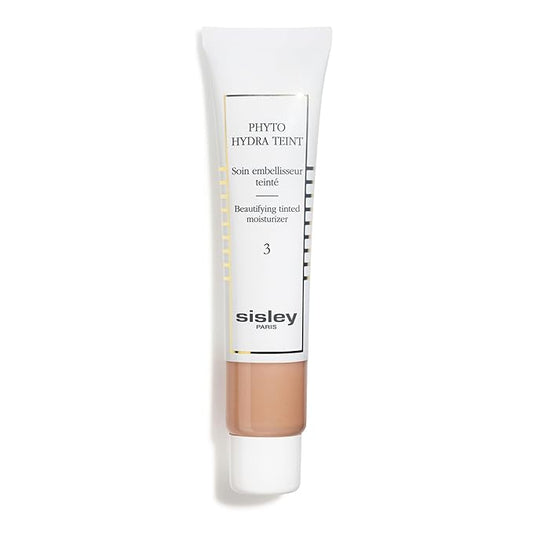 Sisley Paris Phyto-Hydra Teint, No. 3 Golden - 40 mL - Beautifying Tinted Moisturizer - Evens, Corrects & Illuminates - Glide-On, Light Texture for Glowy, Bare-Skin Finish