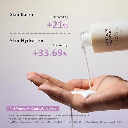 HARUHARU wonder Cleansing Oil and Probiotics Barrier Essence Travel Size Bundle