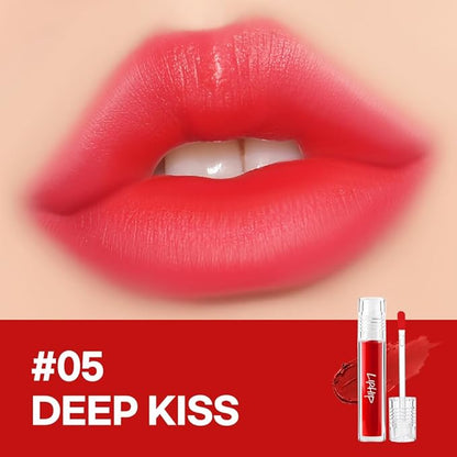 Matte Lip Tint #05 DEEP KISS (Cherish red)/ Velvet, Lip Matte Liquid lipstick, Superstay Tint with a Highly pigmented Color, Long Lasting Lip Stain