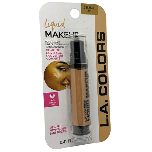 L.A. Colors Liquid Makeup, BLM313 TAN, 0.21 Fl Oz