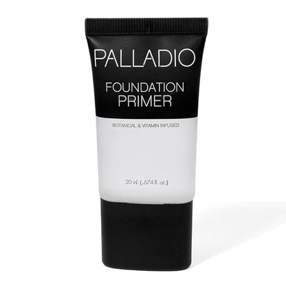 Palladio Foundation Primer, Lightweight and Velvety Primer with Aloe Vera and Chamomile, Wear Alone or As Foundation Base, Minimizes Fine Lines and Pores, Helps Makeup Last Longer, 0.674 oz