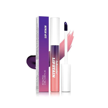 Pipe-off lip liner stain,line tattoo high-color Tint,Smudge-Proof,Waterproof,light brown/dark brown/burgundy long-lasting,Nude Matte Tint,Non-Fading, Full Coverage（#3 Hot Pink）