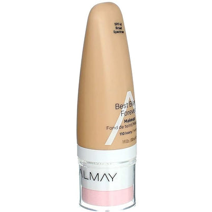 Almay Best Blend Forever Foundation, Ivory, 1 fl. oz., SPF 40 Broad Spectrum