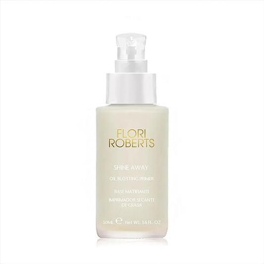 Shine Away Oil Blotting Primer by Flori Roberts, Long Lasting Oil and Shine Control, Flawless Complexion for Women of Color or Darker Skin Tones
