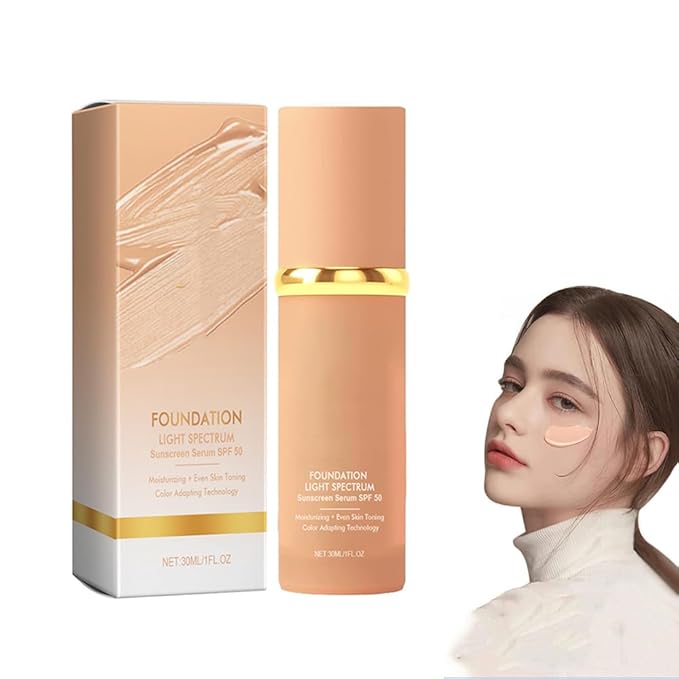 Imaginaryl Concealer, Imaginaryl Makeup, 4-in-1 Imaginaryl Foundation - Medium Coverage with SPF 50+ Light, Moisturizing Foundation (1-PCS, One Size)