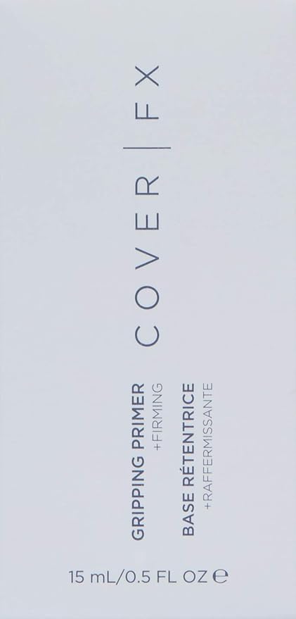 Cover FX Makeup Foundation Gripping Primer, Tighten & Firm Skin Complexion - Travel Size, 0.5 Fl Oz