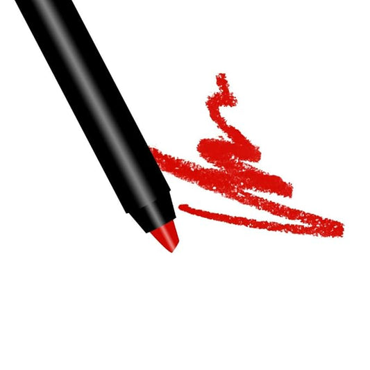 Premium Long Lasting Matte Red Lip Liner Pencil |Red Carpet Ready Red | Plus Hydrating Ultimate Oil-in-Gel Remover