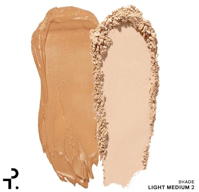 PATRICK TA Major Skin Crème Foundation and Finishing Powder Duo - Light Medium 2, 0.73 Ounce (Pack of 1), 150382-BNTPQWS