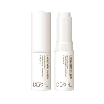 Face Makeup Remover Balm Stick and Moisturizer, Facial Cleanser and Cleansing Balm, 0.24 oz