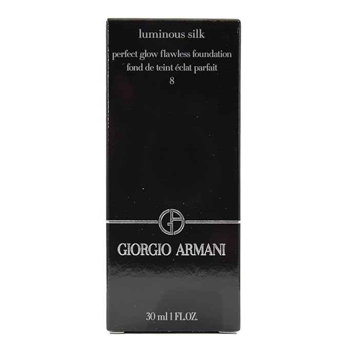 GIORGIO ARMANI Luminous Silk Foundation, No.8 Caramel, 1 Ounce