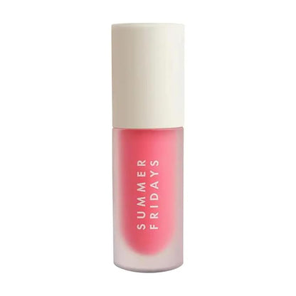 Summer Fridays Dream Lip Oil - Tinted Lip Oil with Moisturizing Sheer Coverage, High-Shine and Deep Hydration - Non-Sticky Formula for Long-Lasting Softness - Pink Cloud (0.15 Oz)