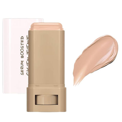 Beauty Balm Serum Boosted Skin Tint,Solid Tinted Moisturizing Serum Foundation Stick,Long-Lasting Moisturizing Flawless Face Makeup for Women (#05,18 g)