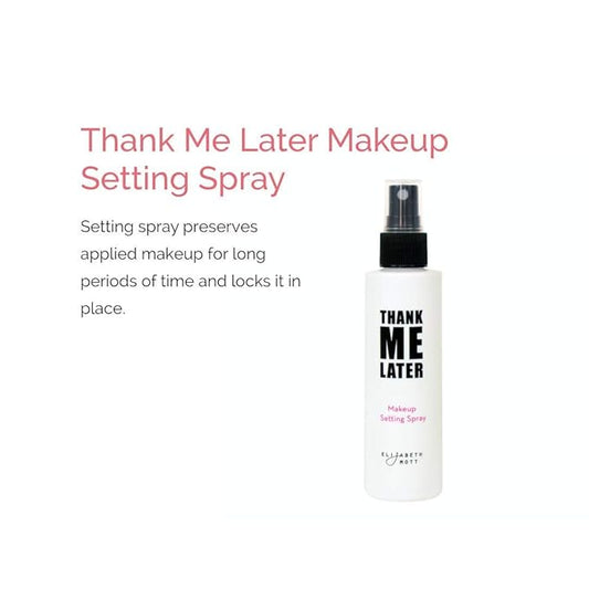 Elizabeth Mott - Thank Me Later Face Primer (30g) and Thank Me Later Blurring Face Makeup Setting Spray (95ml) - Cruelty-Free - (2-Pack Bundle)