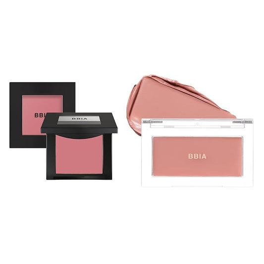 BBIA Last Blush #06 ROSE BLOSSOM + Ready To Wear Downy Cheek Cream Blush #06 DOWNY FIG Bundle SET