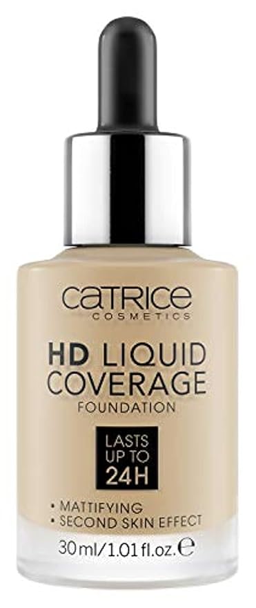 Catrice | HD Liquid Coverage Foundation 32 & Under Eye Brightener 10 Light Rose | Full Coverage Makeup | Vegan & Cruelty Free