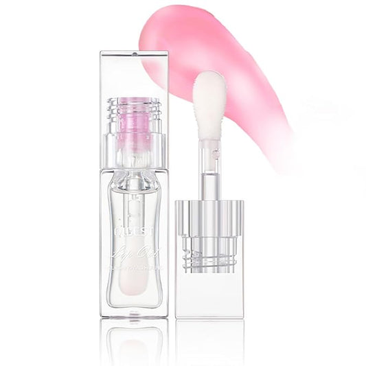 Magic Color Changing Lip Oil Ph, Glitter Lip Gloss, Upgraded Big Brush Head Moisturizing Lip Oil, Color Changing with Temperature, Moisturizing & Sparkling (# 06, 0.3 Oz)