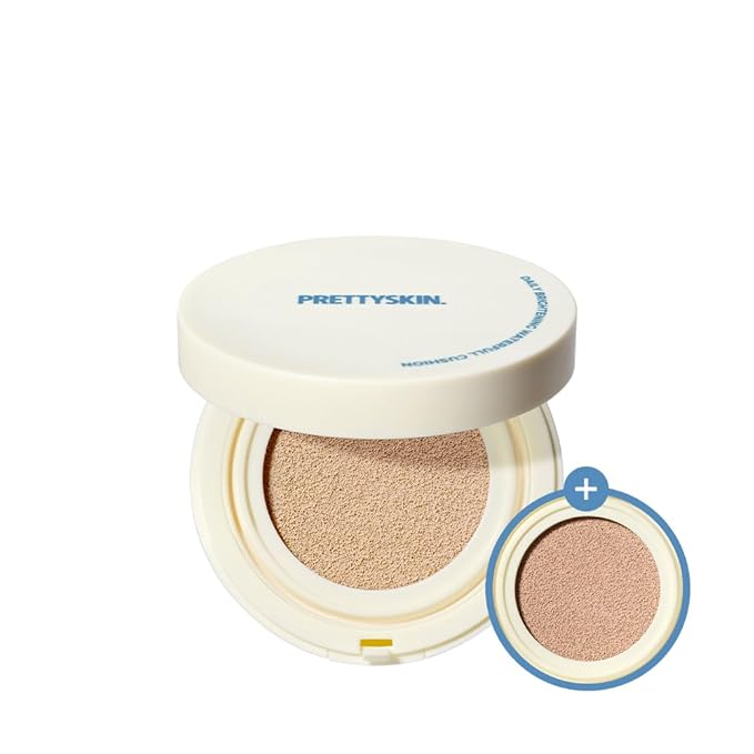 Moisturizing Glow Sun Cushion Foundation SPF50+ / PA+++ with Refill (21 Ivory, 15g+15g)